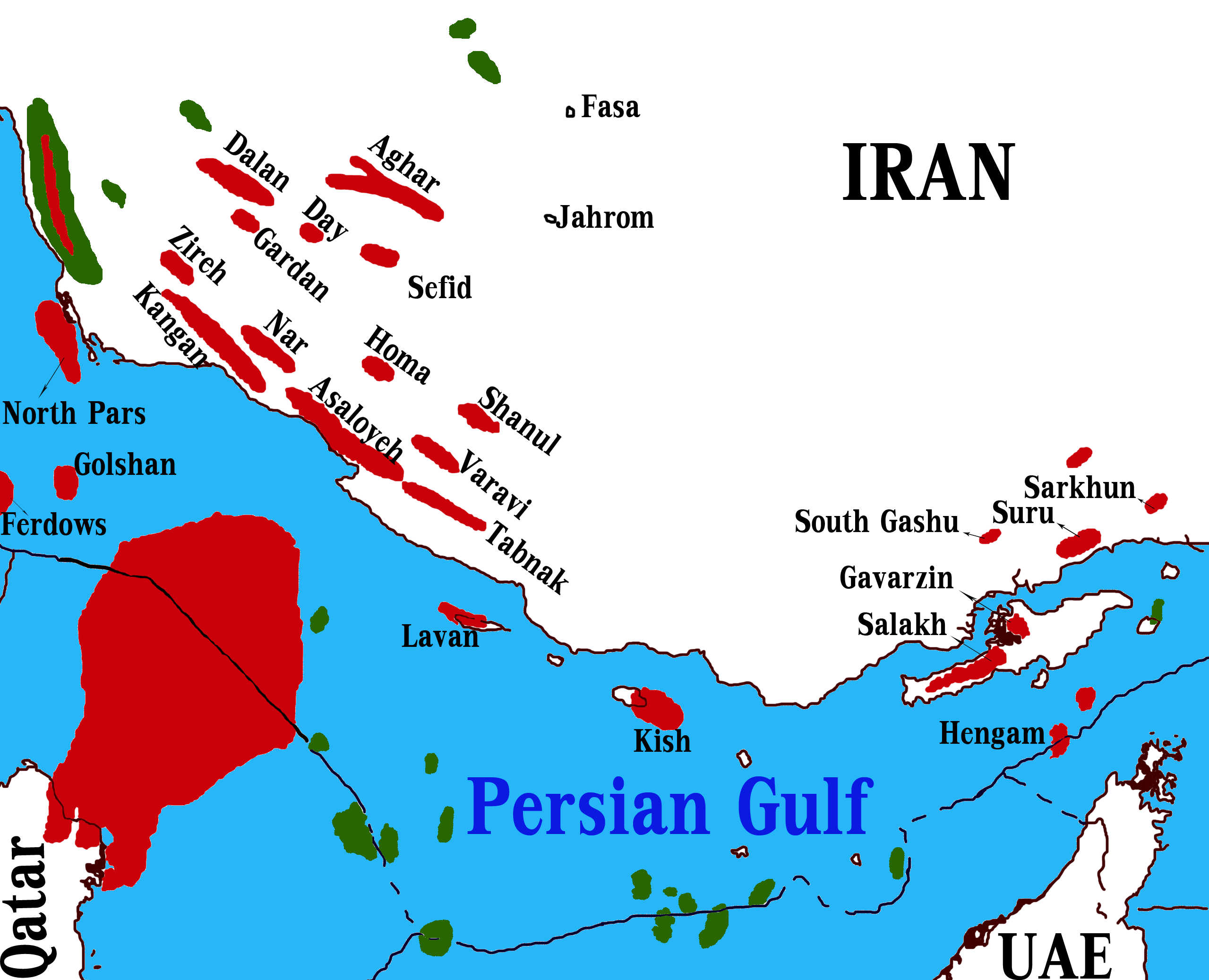 Iran's oil reserves