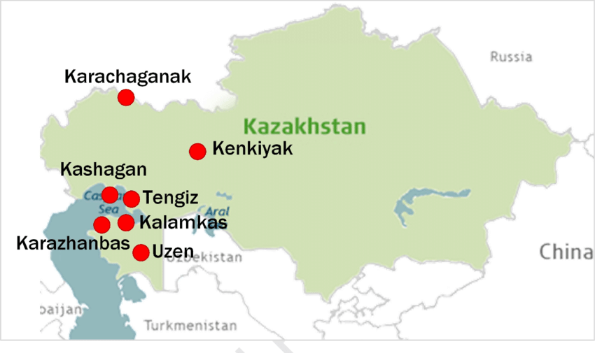 Kazakhstan's oil reserves