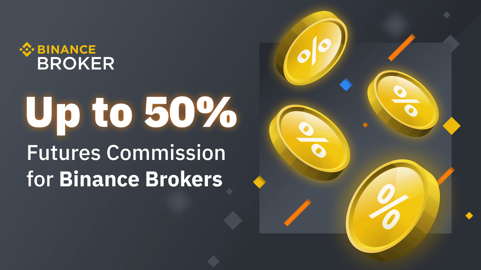 Commission of a Broker In the crypto market on Binance