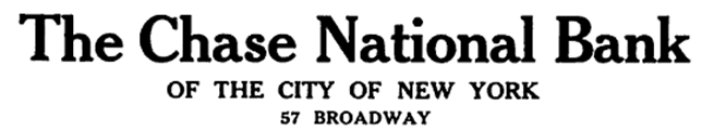 Chase National Bank